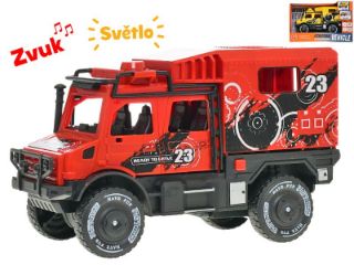 Obrázek z Auto off-road 18cm, setrvačník, světlo, zvuk,2dr,v krabičce 